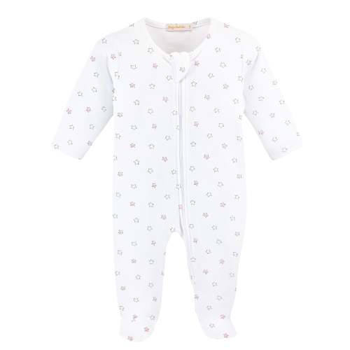 Printed Zipped Footie, Little Stars