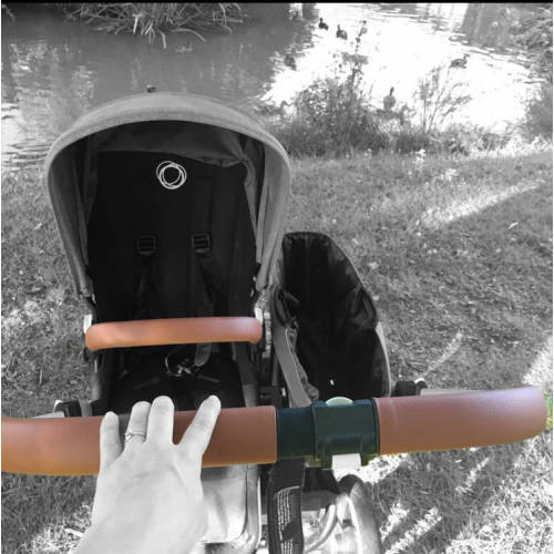 Leather look Handlebar and bumper bar covers set to fit bugaboo donkey MONO 1 BUMPER BAR