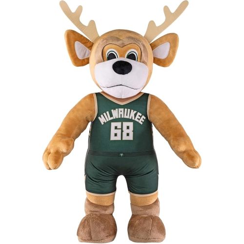 Bleacher Creatures Milwaukee Bucks Bango 20" Jumbo NBA Mascot Plush Figure - A Mascot for Play or Display