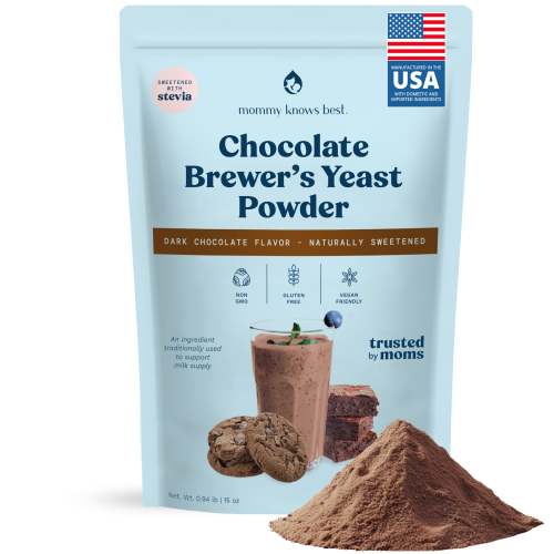 Chocolate Brewers Yeast Powder for Lactation - 16oz