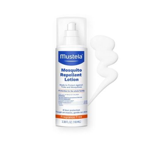 Mustela Mosquito Repellent Lotion - 3.38 fl oz: Apply On Skin, 8-Hour Protection, Unscented