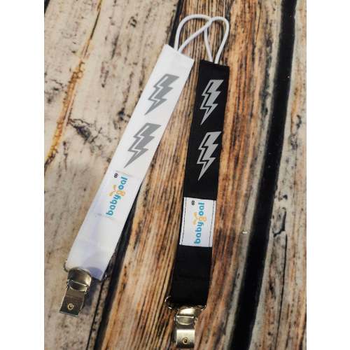 Baby Bolt Pacifier Holder Lineman Set of 2