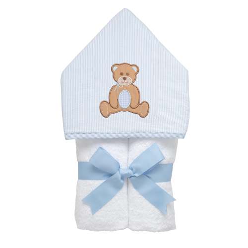 Teddy Bear Everykid Towel, Blue