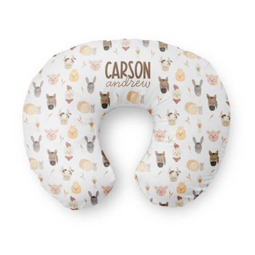 Personalized Nursing Pillow Covers | Barnyard Buddies