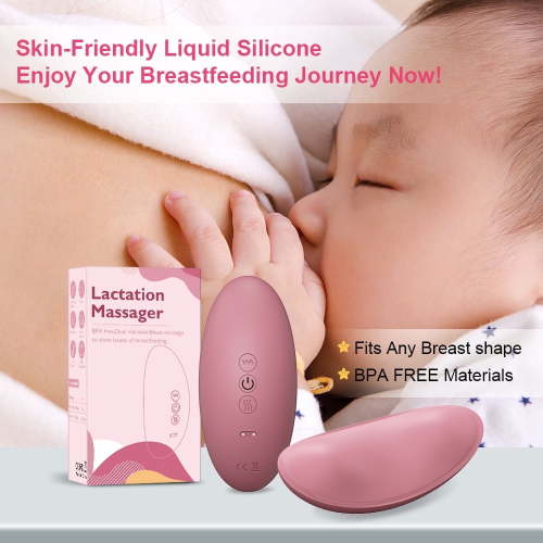 CNKOO Lactation Massager Soft & Comfortable Breast Massager for Pumping Breastfeeding Heat & Vibration for Improve Milk Flow Clogged Ducts - Walmart.ca
