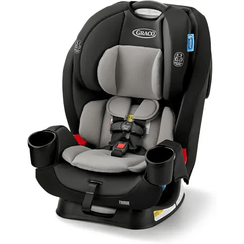 Graco TriRide 3-in-1 Convertible Car Seat - Highback Booster, Forward & Rear Facing Modes, Suitable from Newborn to Preschooler, Perfect for Long Journeys in Redmond Color