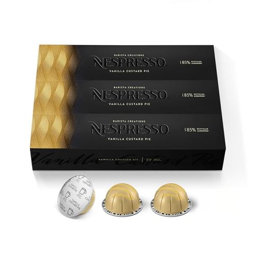 Nespresso Capsules Vertuo, Golden Caramel, Medium Roast Coffee, 30 Count Coffee Pods, Brews 7.8oz.
