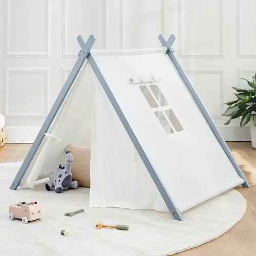 Comfy Cubs Kids Play Tent - Indoor Cotton Canvas for Imaginative Activity for Children