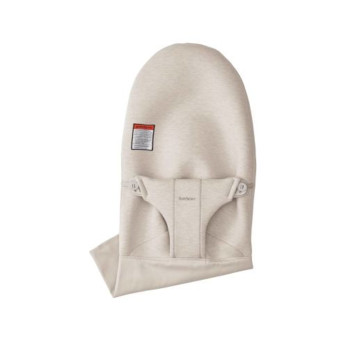 BabyBjörn Fabric Seat Bouncer Bliss, 3D-Jersey, Light Beige