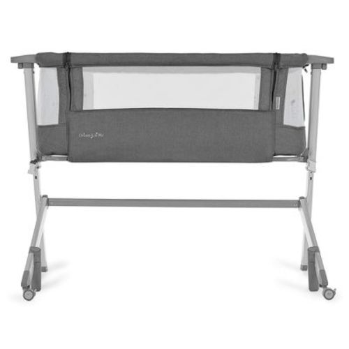 Dream On Me JPMA Certified Skylar Portable Bassinet & Bedside Sleeper, Grey
