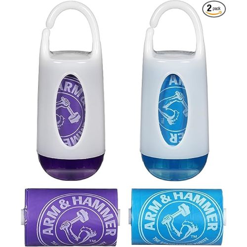 Munchkin Arm & HammerDiaper Bag Dispenser and Bags, 2-Count