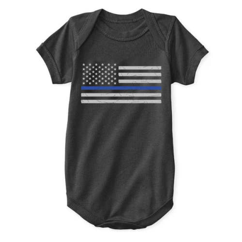 Baby - Thin Blue Line Flag One Piece - Thin Blue Line USA