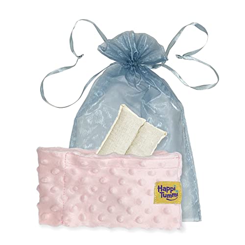 Happi Tummi Colic and Gas Relief for Babies and Infants- Heated Belly Wrap for Newborns - Aromatherapy Wrap for Upset Tummy and Constipation
