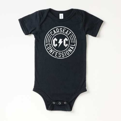 Carseat Confessional Baby Onesie | All The Small Tees