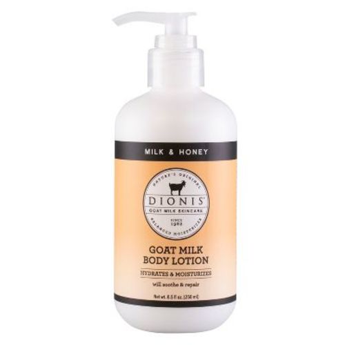 Dionis Goat Milk Body Lotion Milk & Honey , 8.5 oz.