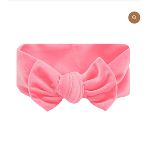 Velvet - Melon Pink Knot Headband