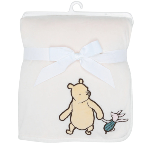 Disney Baby Storytime Pooh Ultra Soft Fleece Baby Blanket - Cream – Lambs & Ivy