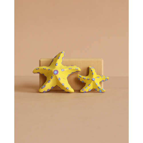 Bumbu Handmade Wooden Yellow Starfish Set