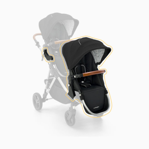 2nd Seat Kit 2.0 - Black/Watercolor Canopy With Penny Leather