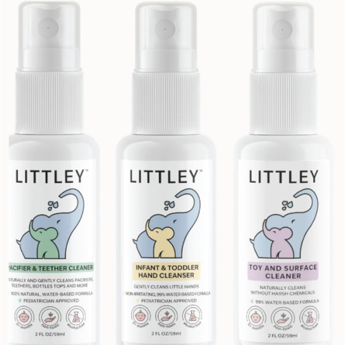"INTRODUCTORY $20.99 SAMPLE PACK" Pacifier Cleaner + Hand Cleanser + T – Littley USA