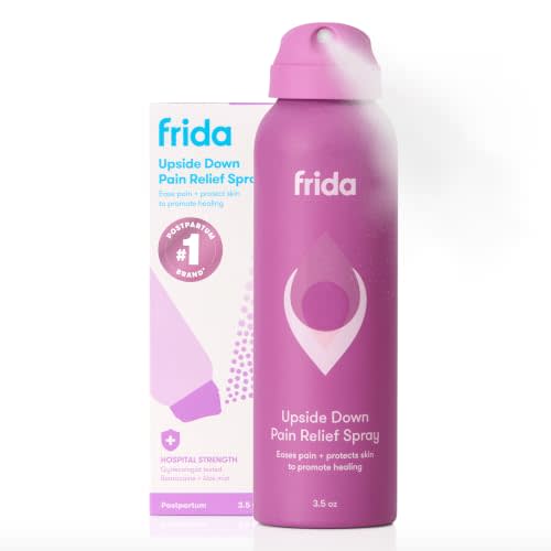 Frida Anesthetic Spray, Hospital Strength, Postpartum Essentials, 3.5oz | Benzocaine & Glycerin for Instant Relief and Healing, Dermatologist Tested, with Aloe & Witch Hazel