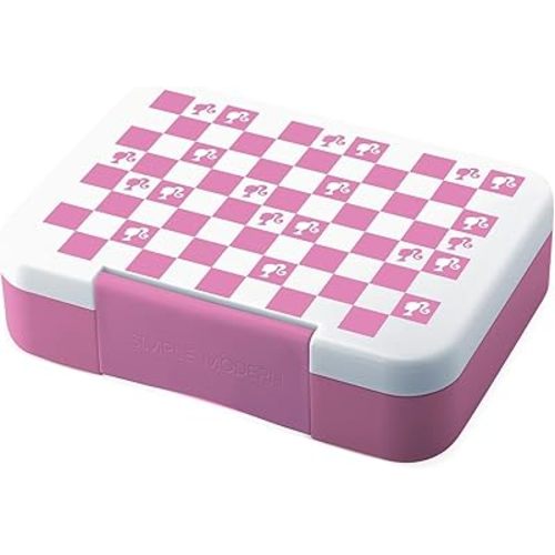Simple Modern Mattel Barbie Bento Lunch Box for Kids | BPA Free, Leakproof, Dishwasher Safe | Lunch Container for Girls and Boys, Toddlers | Porter Collection | 5 Compartments | Barbie Checkmate