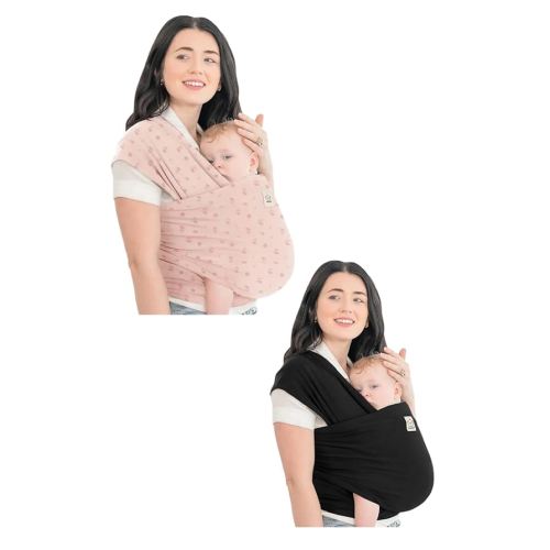 KeaBabies Baby Wraps Carrier - All in 1 Original Baby Sling Carrier, Easy to Wear, Hands Free Baby Carrier Newborn to Toddler, Breathable, Lightweight Infant Baby Carrier Wrap