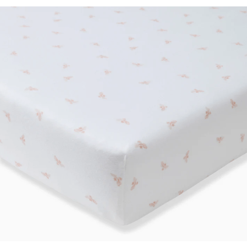 Golden Bee Organic Cotton BEESNUG® Fitted Crib Sheet - Ranunculus