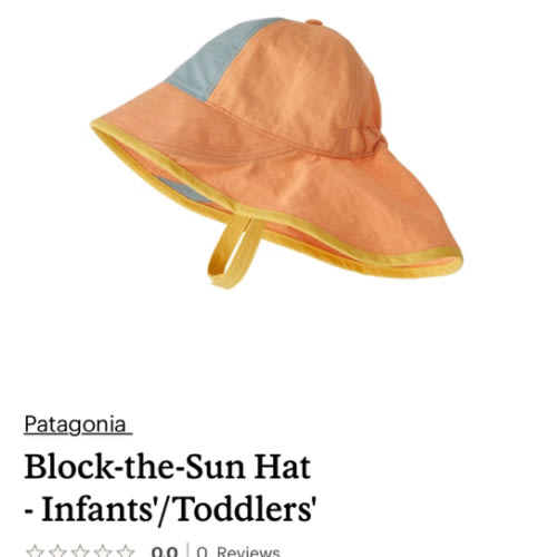 Patagonia Block-the-Sun Hat - Infants'/Toddlers' | REI Co-op