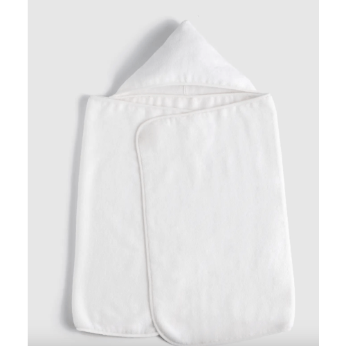 Organic Turkish Cotton Kids Bath Bundle 8-Pack in White - Towels & Washcloths