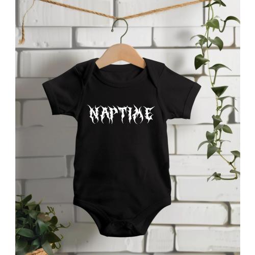 Naptime Nu Metal Baby Bodysuit – Goth Baby Shower Gift