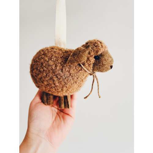 Bouclé Baby Gym Toys – Organic Goose, Sheep, Pear & Cherry