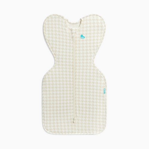 Love to Dream Printed Swaddle Up Original 1.0 TOG - Houndstooth Tan, Medium