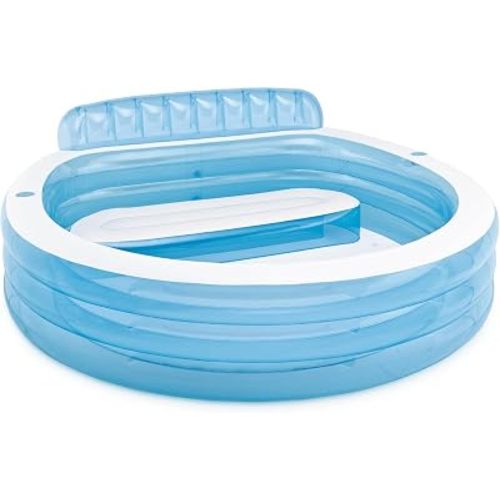 INTEX Round Family Lounge Inflatable Swimming Pool for Kids and Adults