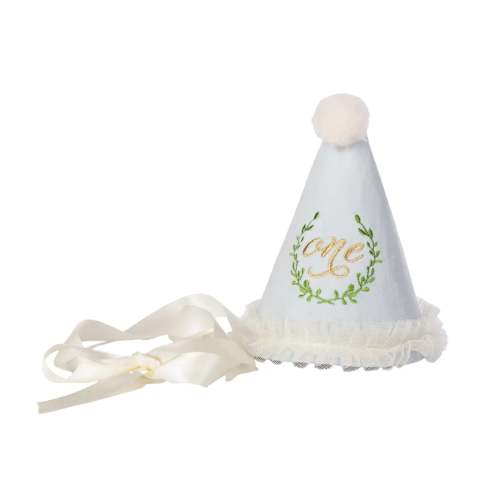 First Birthday Hat- Blue