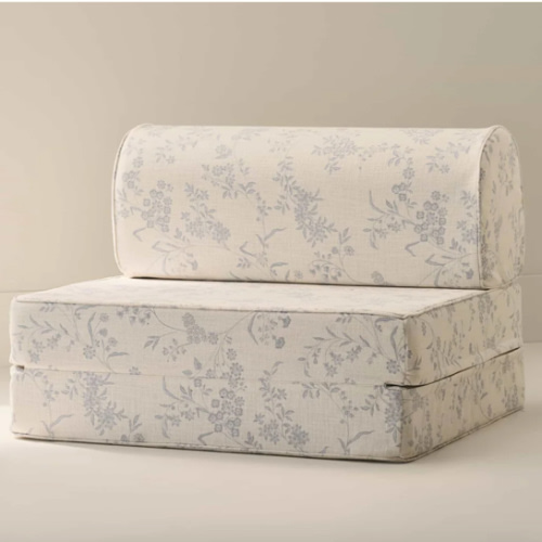 Ivory & Sky Blue Floral Modular Couch | Kit | House of Noa