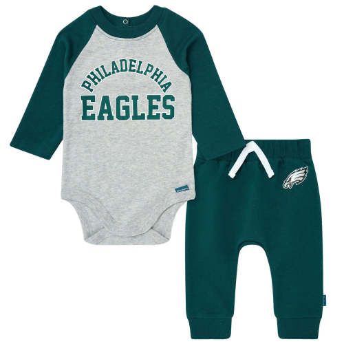 2-Piece Baby Neutral Philidelphia Eagles Bodysuit and Jogger Set – Gerber Childrenswear