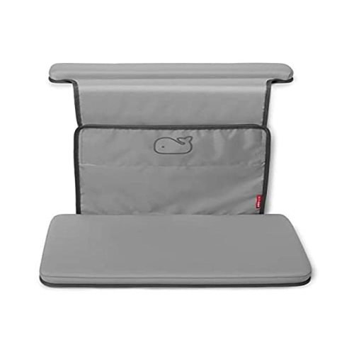 Skip Hop Baby Bath All-in-One Elbow Saver and Kneeler, Moby, Grey - Moby All-In-One Elbow Saver & Kneeler