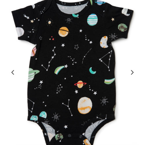 Short Sleeve Bodysuit - Planets – LOULOU LOLLIPOP US