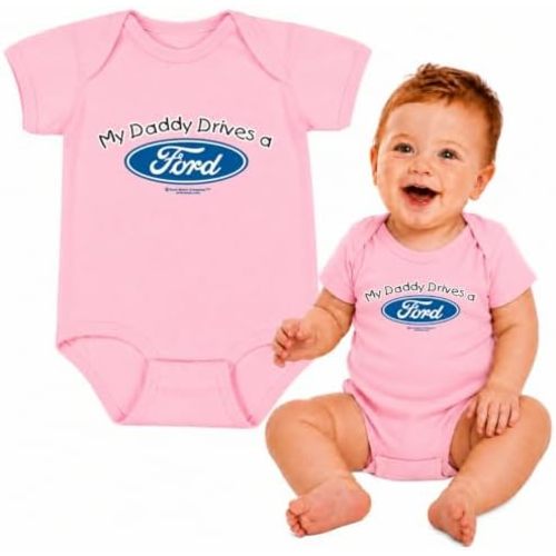 My Daddy Drives a Ford Cars and Trucks Baby Creeper Boys Girls Infant