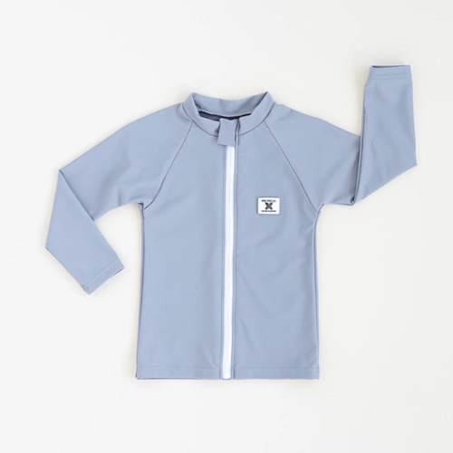 RASHGUARD - GRAY | Adorable Swimwear for Babies | Baby Bathingsuits – Rad Tod