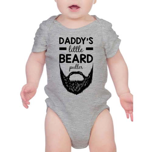 Daddy's Little Beard Puller. Bodysuit Infant -Smartprints Designs, 6 Months