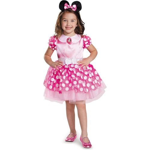 Disney Minnie Mouse Classic Tutu Girls' Costume, Pink