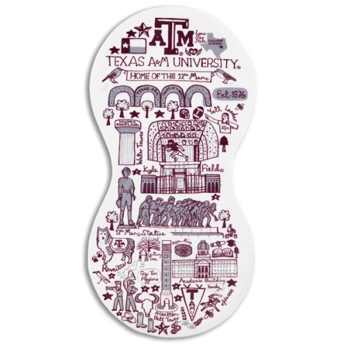 Texas A&M Julia Gash Burp Cloth