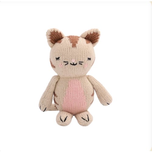 Baby Cat Stuffed Animal | Cat Stuffed Toy - Red and Olive Co