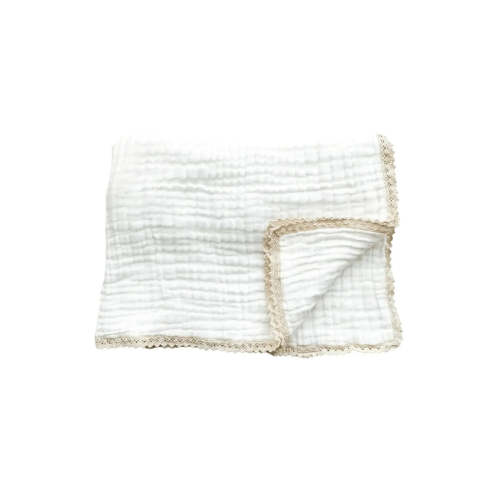 Lace Muslin Swaddle Blanket – Little Josie's