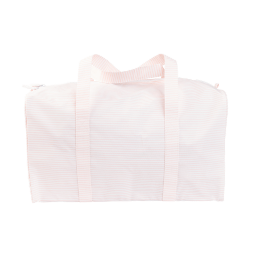 The Duffle Bag in Pink Stripe