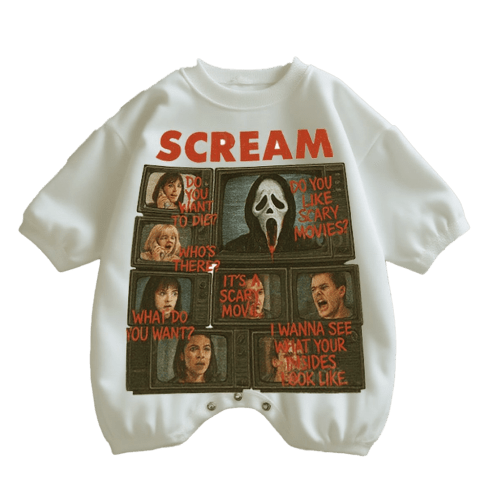 Baby Halloween Print Romper