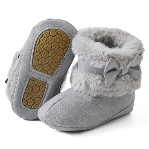 Jastore Baby Boys Girls Boots Slippers Winter Warm Snow Boots Baby Girl Newborn Toddlers