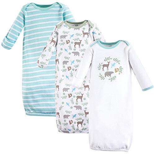 Touched by Nature Unisex Baby Organic Cotton Gowns
